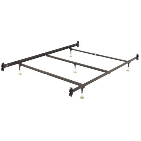 metal queen bed frame with headboard and footboard brackets|queen headboards clearance metal.